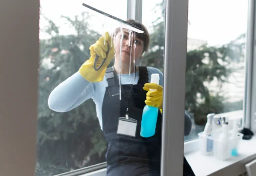 Nettoyage de vitres intérieures et extérieures à Vue